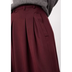 Terry pleat skirt Co'Couture, wine red
