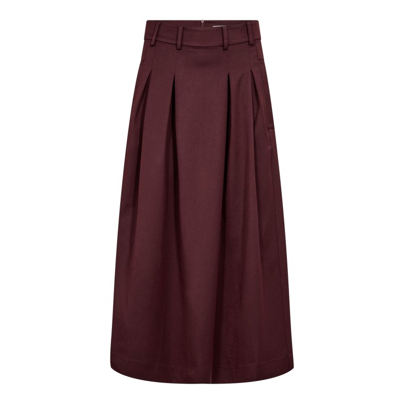 Terry pleat skirt Co'Couture, wine red