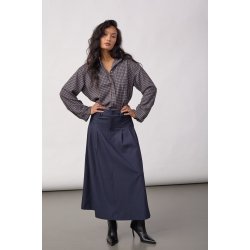 Luna new pocket pleat skirt Co'Couture, navy