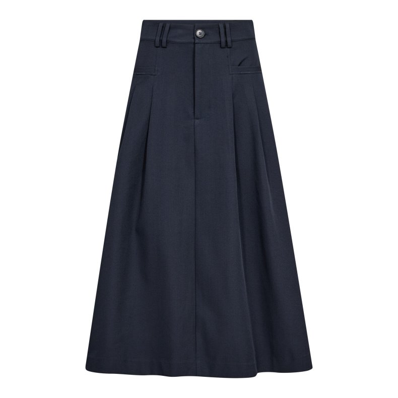 Luna new pocket pleat skirt Co'Couture, navy