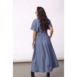 Terry wrap dress Co'Couture, ash blue