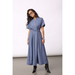 Terry wrap dress Co'Couture, ash blue