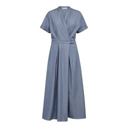 Terry wrap dress Co'Couture, ash blue