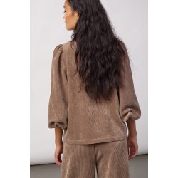 Daisy cord shirt Co'Couture, walnut