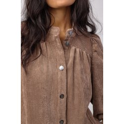 Daisy cord shirt Co'Couture, walnut