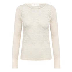 Birta o-neck blouse Co'Couture, off-white