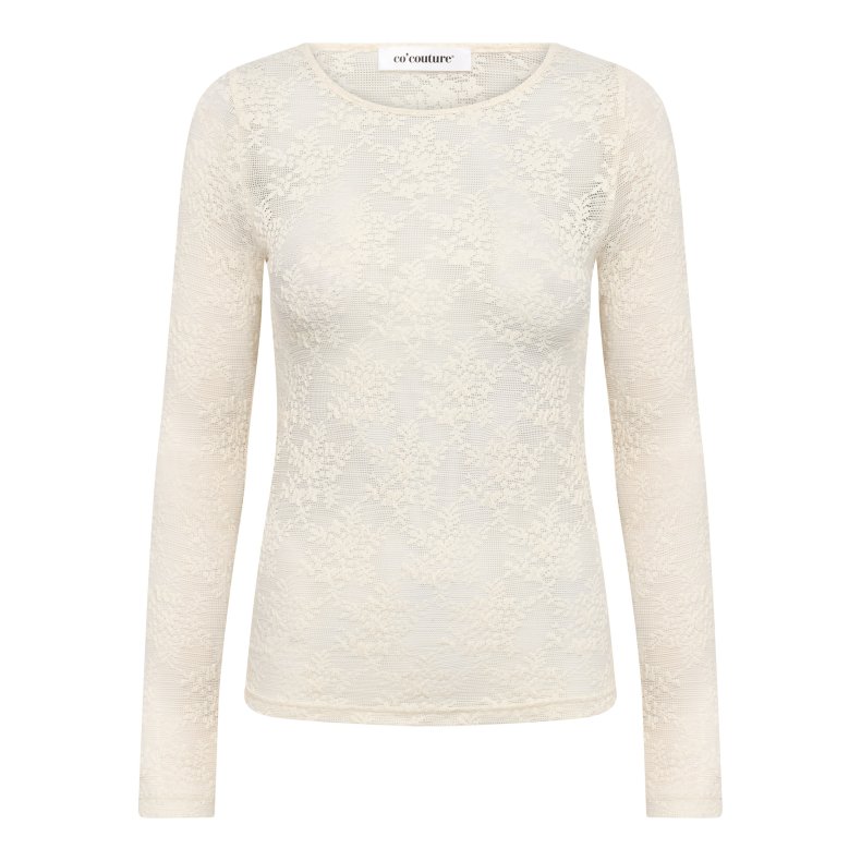 Birta o-neck blouse Co'Couture, off-white