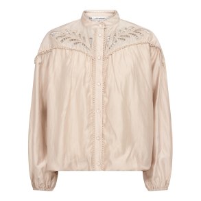 Melin balloon lace shirt Co'Couture, champagne