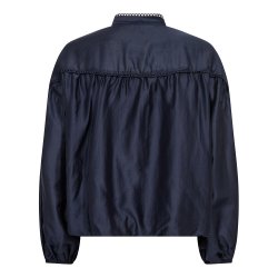 Melin balloon lace shirt Co'Couture, navy