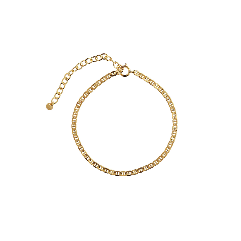 Petit link bracelet Stine A, gold