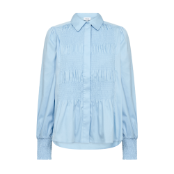 LR-Isla solid 117 shirt Levet, glacier blue