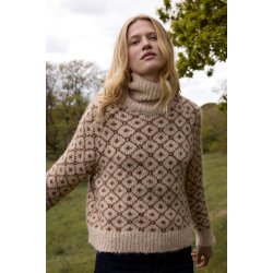 Camelia sweater SibinLinnebjerg, light melange sand/hazel