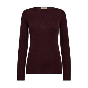 Bouch o-neck knit mos mosh, fudge