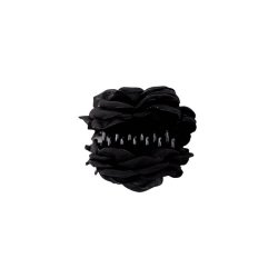 Villa mega flower hair claw Black Colour, black