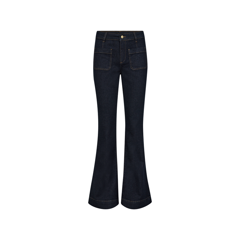 Ann Charlotte jeans wash rinse vicky IVY, denim blue