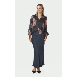 Massima misty orchid blouse Neo Noir, midnight blue