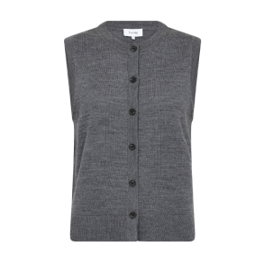 Ismaila 11 waistcoat Levet Room, dark grey mel