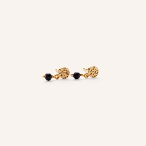 Black nature earsticks Pernille Corydon, gold