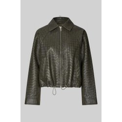 Vermont leather jacket Second Female, black olive