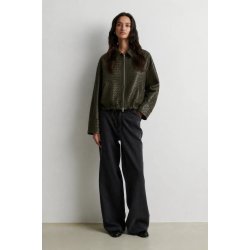 Vermont leather jacket Second Female, black olive