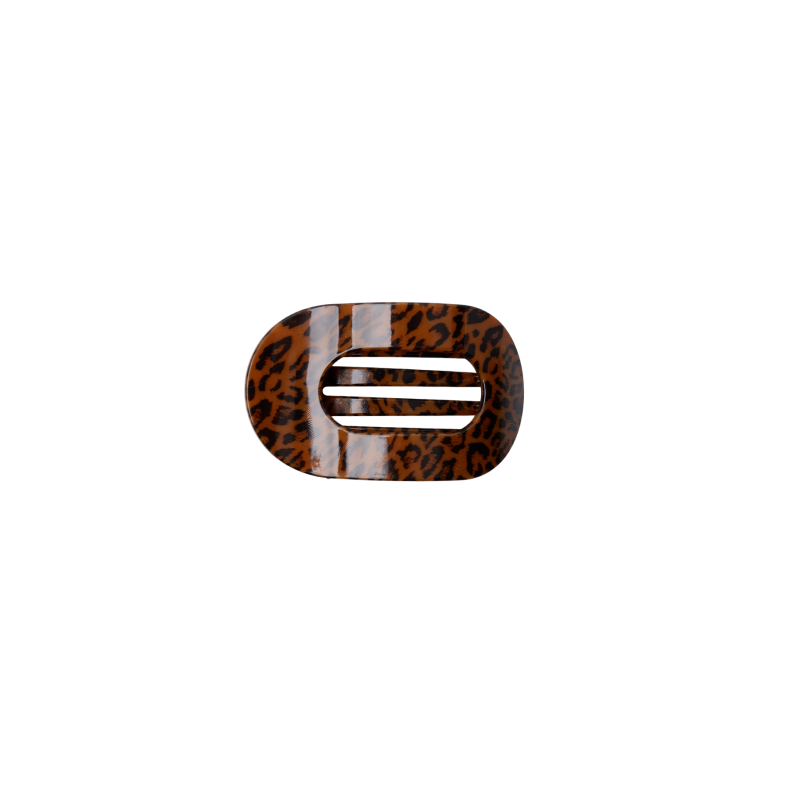 Bcmilla hair claw Black Colour, brown leo