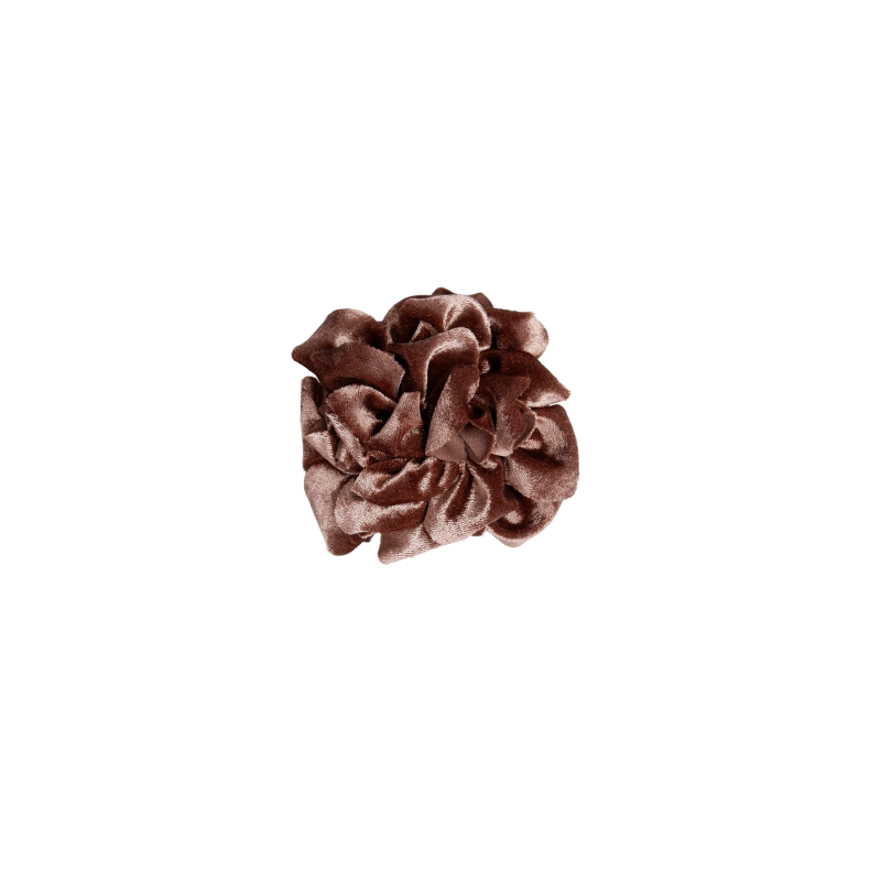 Bckatia velvet hair claw Black Colour, coffee