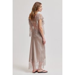 Savoya lace blouse, Second Female, plaza taupe