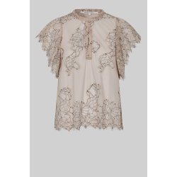 Savoya lace blouse, Second Female, plaza taupe
