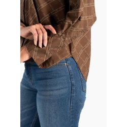 Senna printed shirt H�st, dark earth