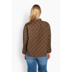 Senna printed shirt H�st, dark earth