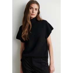 Ettas knit vest Second Female, black