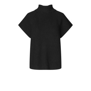Ettas knit vest Second Female, black