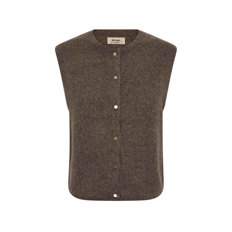 Almine thora knit vest Mos Mosh, falcon