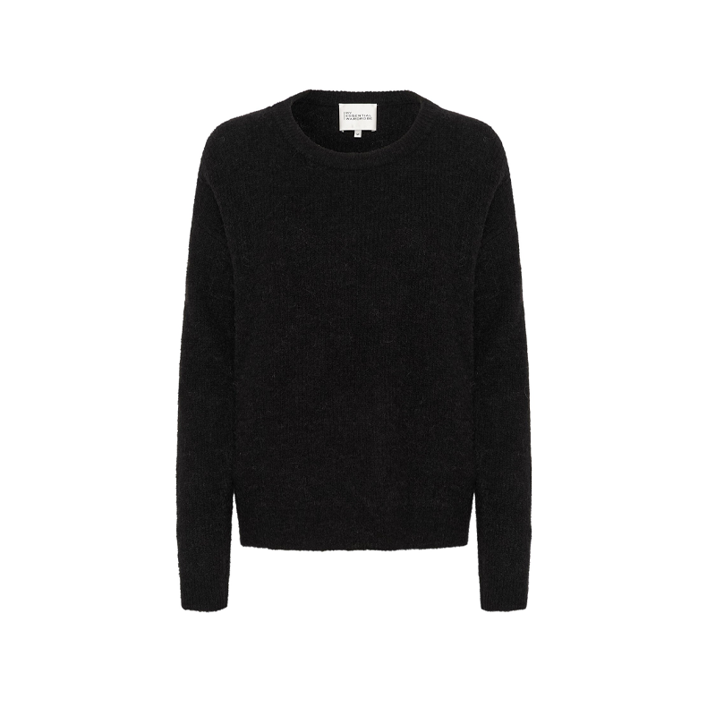 05 The knit pullover My Essential Wardrobe, black