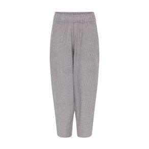 Oslo ankle pant Frau, coffee quartz stripe