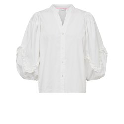 Nuaiko shirt Nmph, bright white