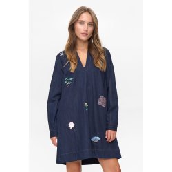 Nuchiku dress Nmph, dark blue denim