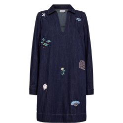 Nuchiku dress Nmph, dark blue denim