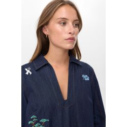 Nuchiku dress Nmph, dark blue denim