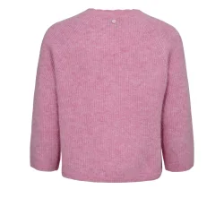 Nuriette selma rib pullover Nmph, lilac sachet
