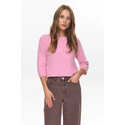 Nuriette selma rib pullover Nmph, lilac sachet