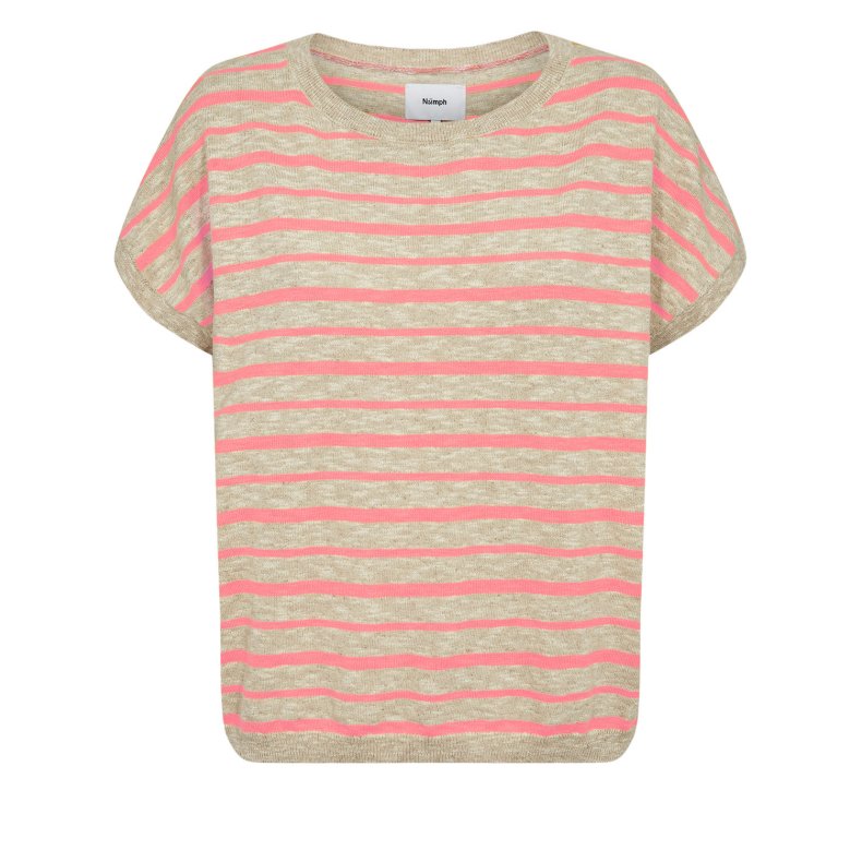 Nukiki boatneck pullover N�mph, prism pink