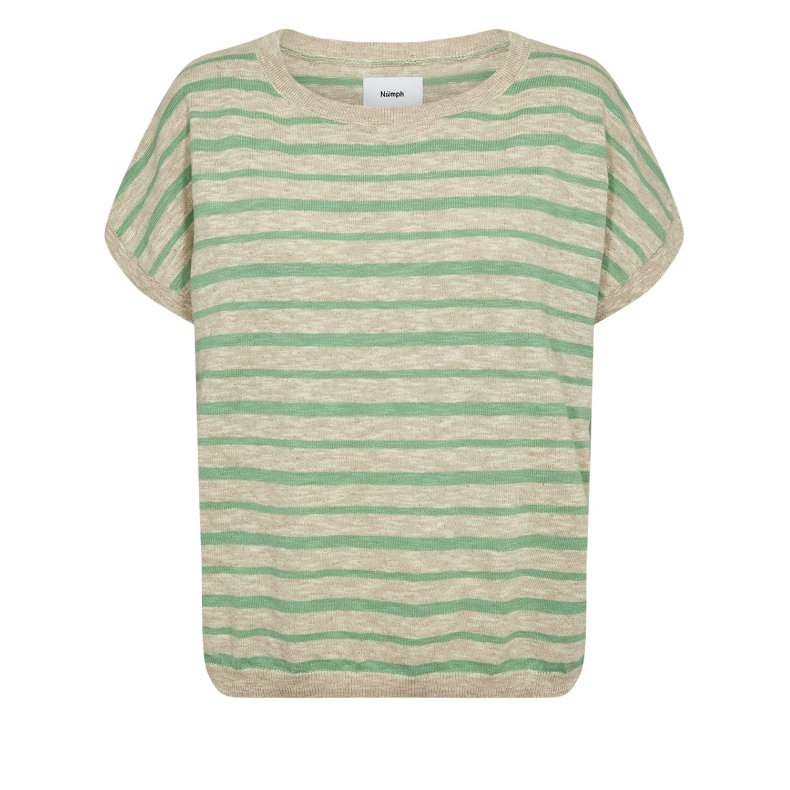 Nukiki boatneck pullover N�mph, absinthe green 