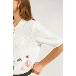 Nuseanna cardigan N�mph, cloud dancer