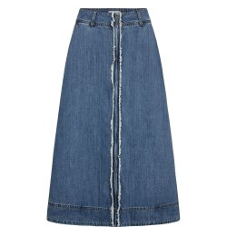 Nusandie skirt N�mph, medium blue denim