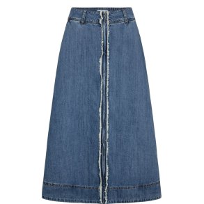 Nusandie skirt N�mph, medium blue denim
