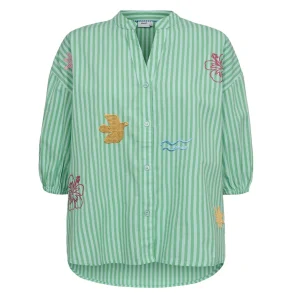 Nuseanne shirt N�mph, absinthe green