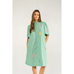 Nuseanne dress N�mph, absinthe green