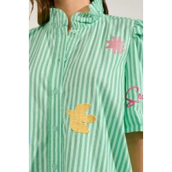 Nuseanne dress N�mph, absinthe green