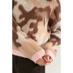 Nucamu pullover N�mph, black coffee